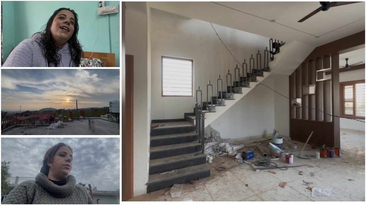 नए घर 🏠 का ये काम भी हो गया शुरू ||