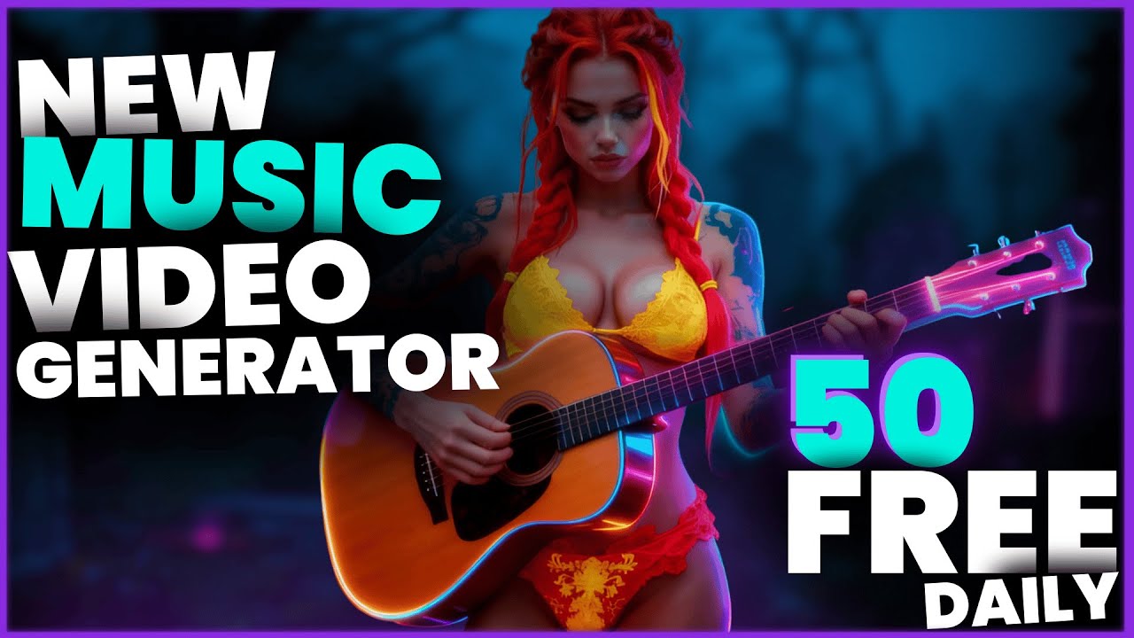 НОВЫЙ генератор музыкальных клипов на базе ИИ 🎶 50 бесплатных песен в день