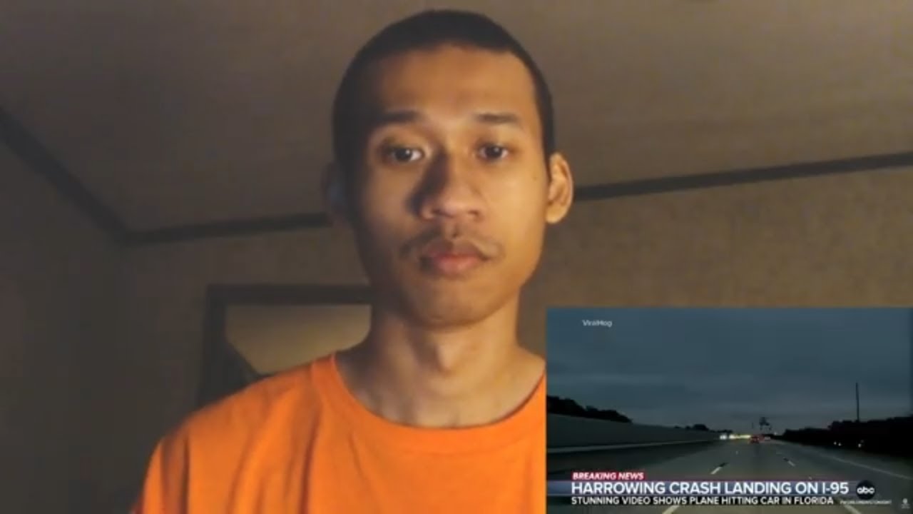 Plane lands on a car (World news)