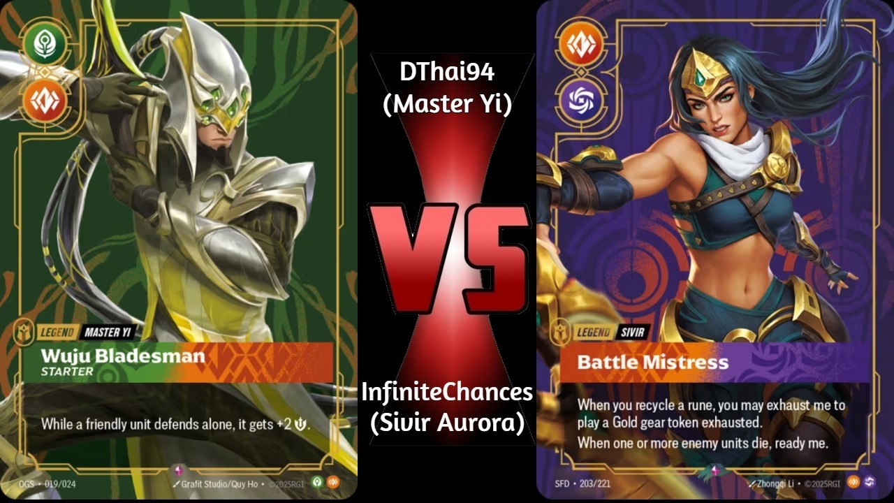 Sivir Aurora vs Master Yi | Riftbound (Nexus Night at The King&rsquo;s Court) (May 18th, 2026)