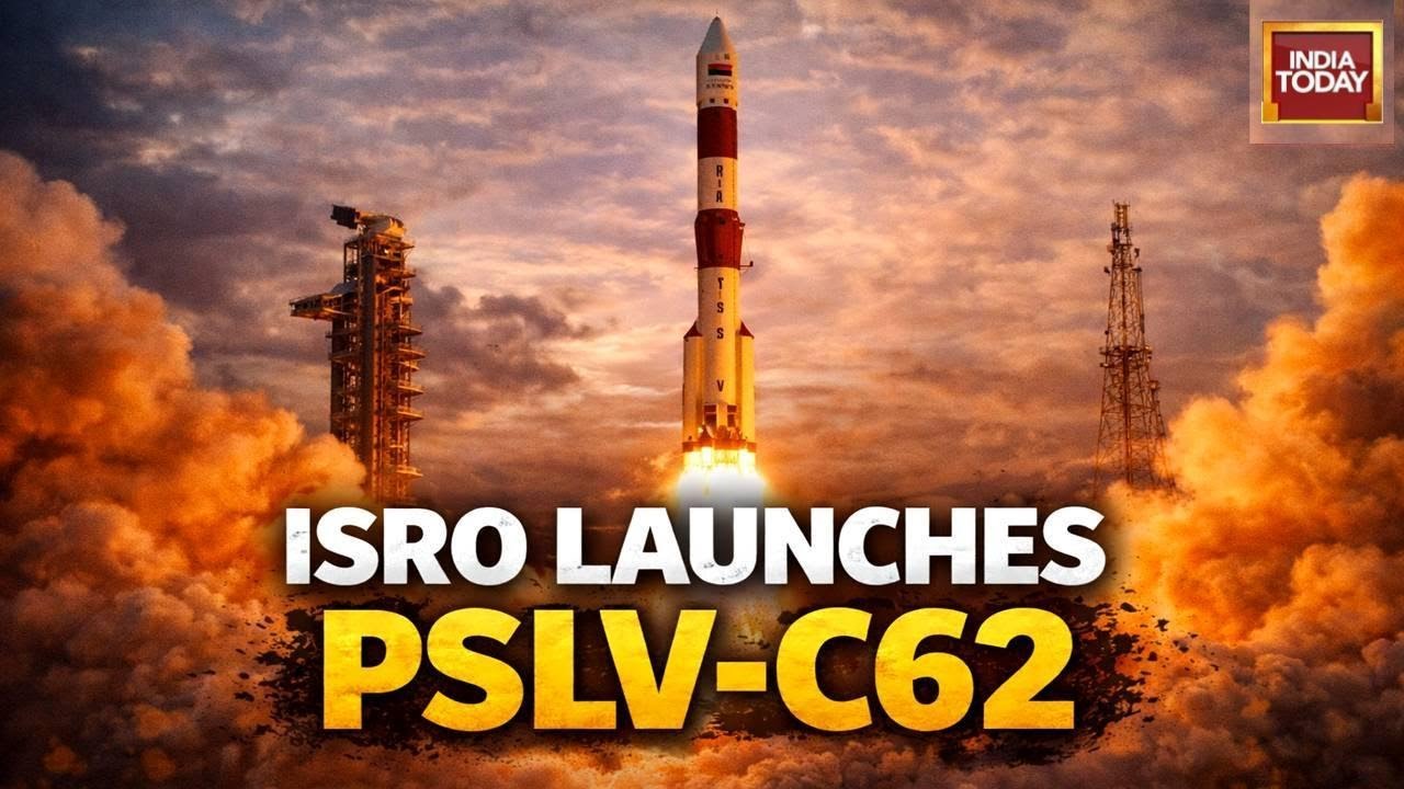 ISRO Begins 2026 With a Bang: PSLV-C62 Successfully Launches Surveillance Satellite Anvesha