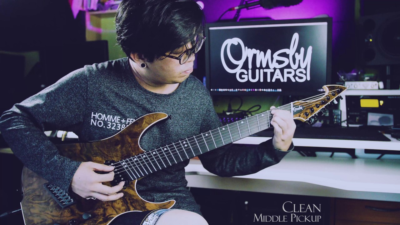 Ormsby GTR HYPE Machine 7 String Clean Demo