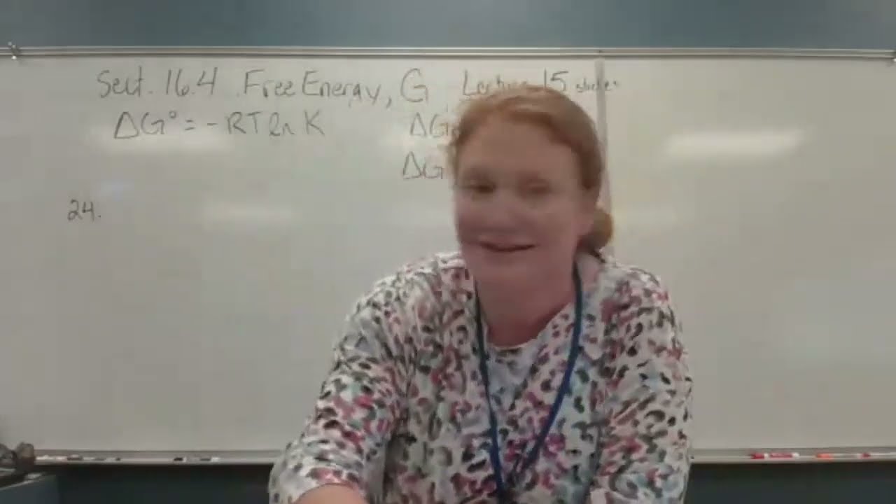 CHEM14120001 Poe 2025SP: 16.4 free energy and K InClass #24,26