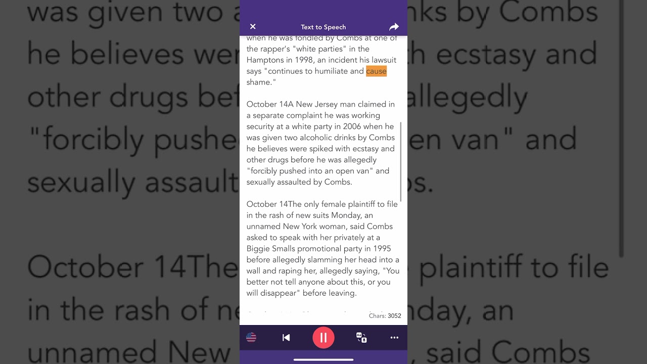 Allegations of sexual abuse against P Diddy, Sean Combs #americanrapper