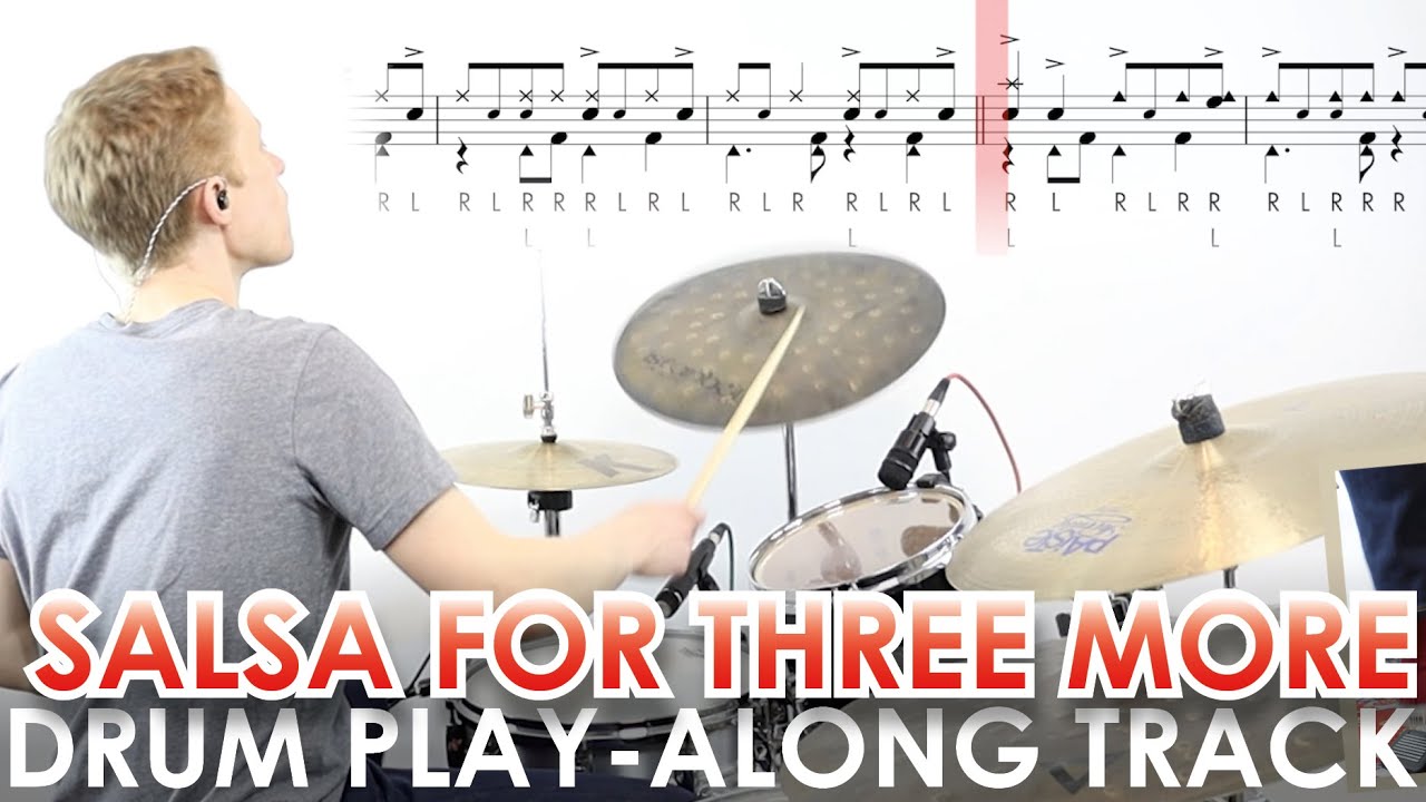 'Salsa for Three More' – Free Latin Jazz Drum Play-along Track and Transcription