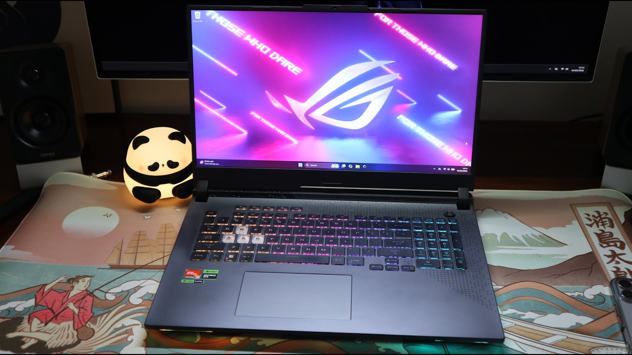 ROG Strix G17 Ryzen 9 7845HX I RTX 4060 8GB I 1TB I 3DMark & Function Test I Indonesia