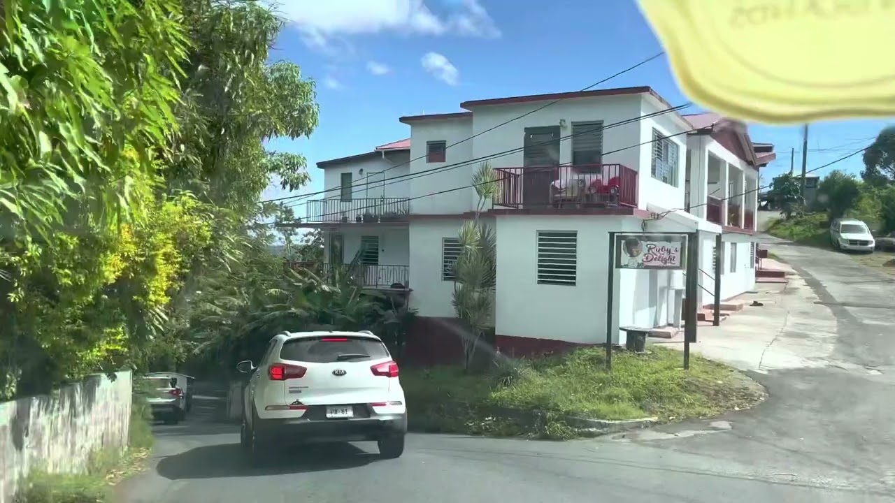 Driving around British Virgin Islands