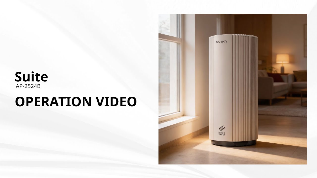 Suite AP-2524B Operation Video | Coway Malaysia