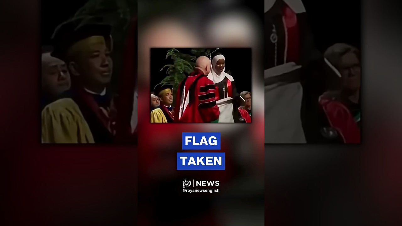 🇵🇸 Seattle University president prevents student from raising Palestinian flag at ceremony