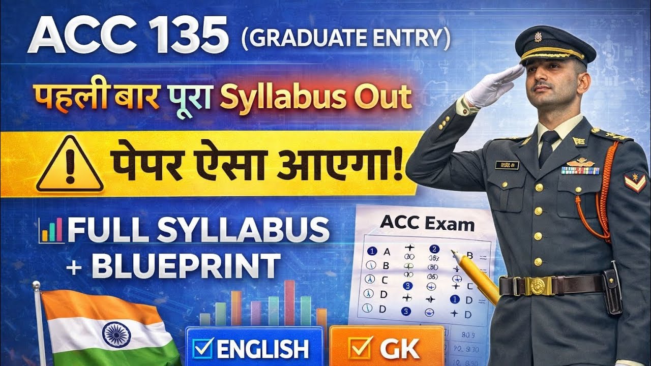 ACC 135 Full Syllabus & Blueprint 🔥 Paper Pattern Explained | Is Tarah Se Aayega Paper ⚠️