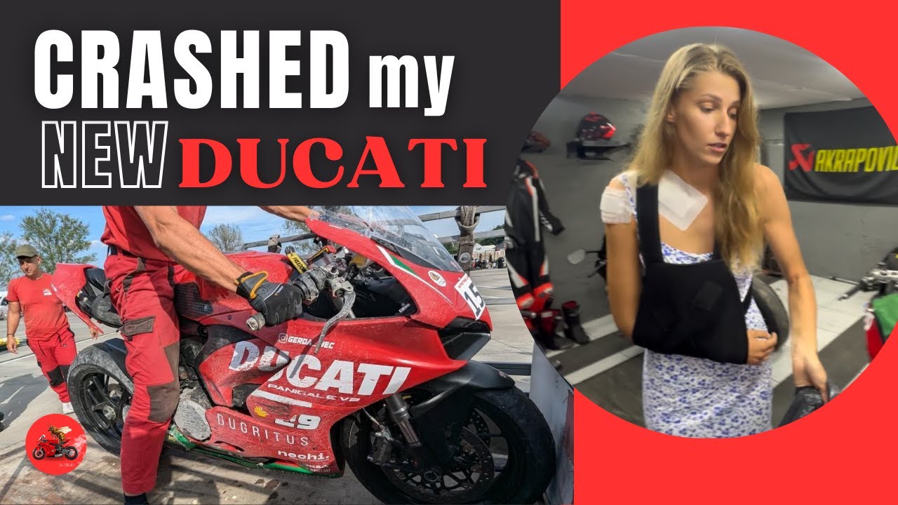 Crashing my new Ducati Panigale V2 on the race | Navas racing BSBK championship Slovakia