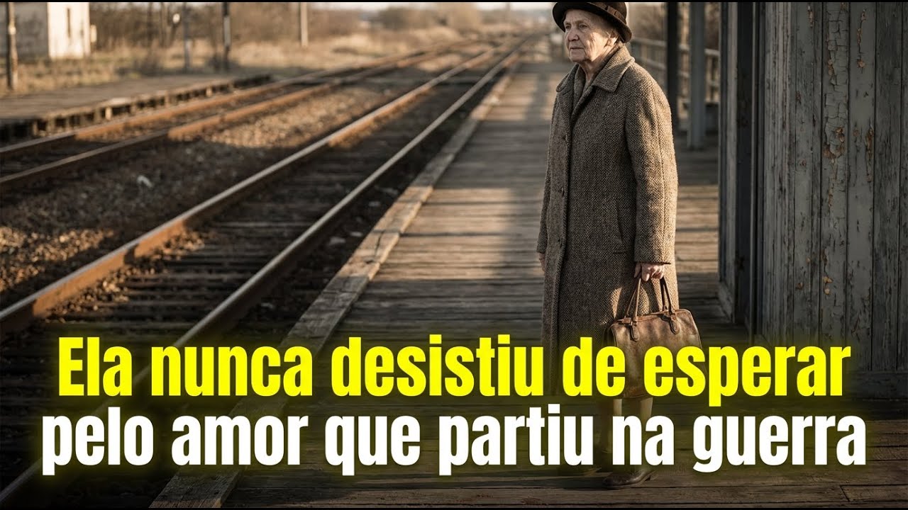 Por 60 anos a viúva foi à estação de trem, esperando o soldado voltar