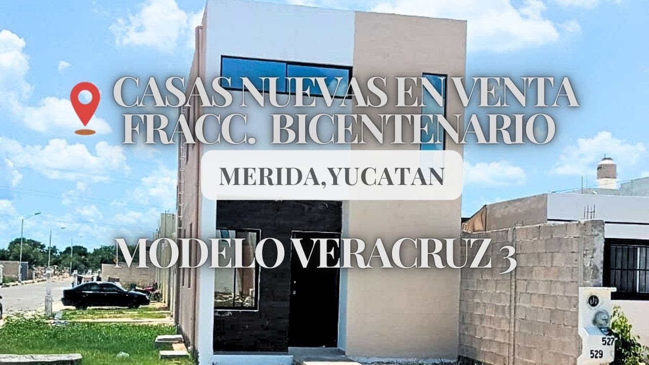 Casa en venta en esquina de 2 recamaras con 181m² de terreno en Fracc. Bicentenario Mérida, Yucatán.