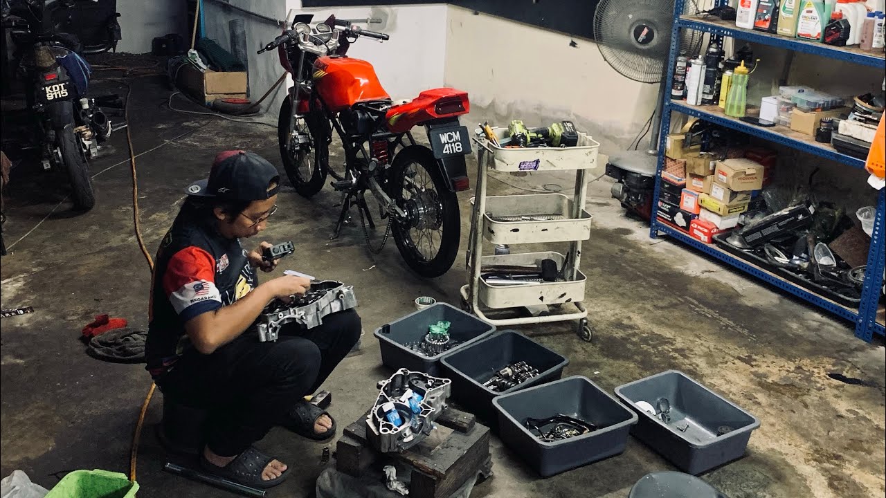TUTORIAL PEMASANGAN ENJIN BAWAH PANTHER/Suzuki TXR 150 | Sembang Santai!! 🔥