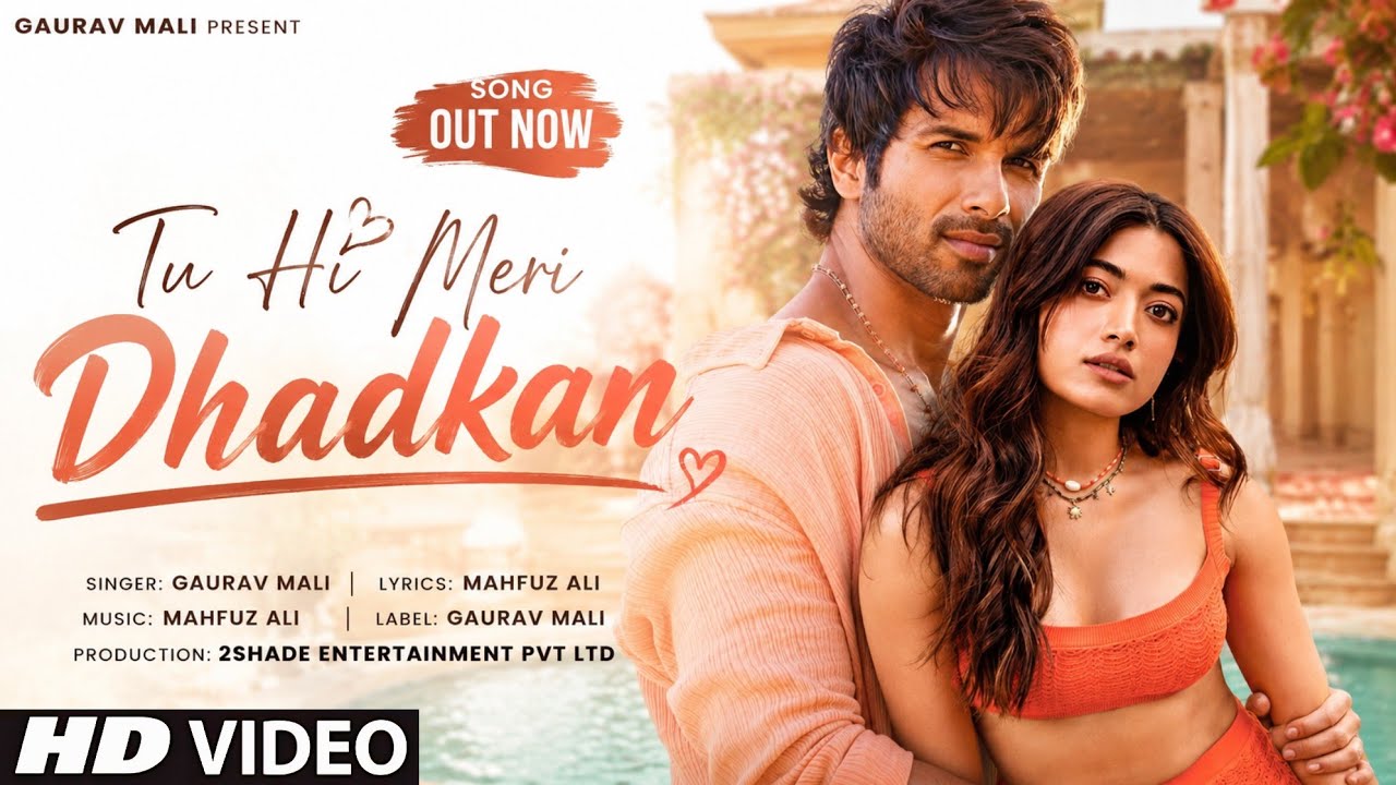 New Song 2026 | New Hindi Song | Tu Hi Meri Dhadkan | Shahid Kapoor | Rashmika Mandanna | New Song