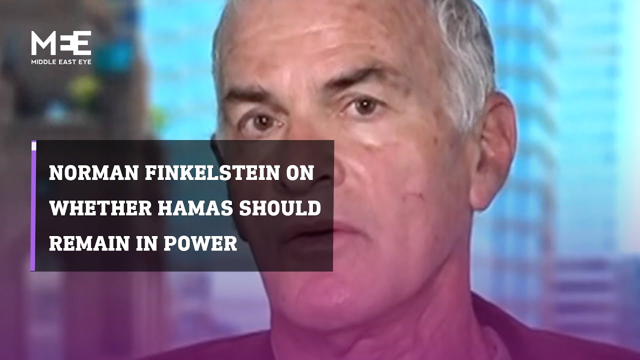 Norman Finkelstein says if Hamas should be removed from power, so should Israeli government