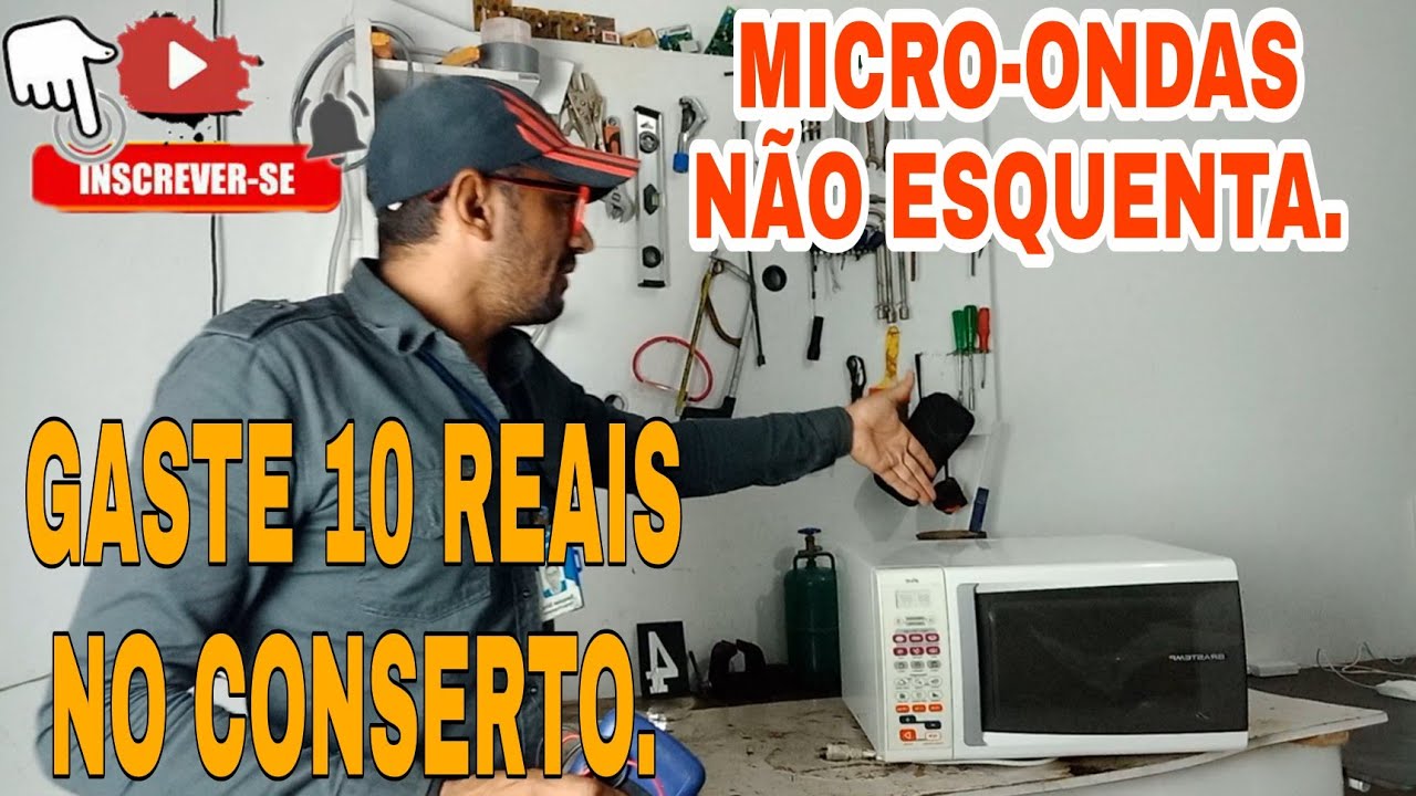 🔴 MICRO-ONDAS BRASTEMP ATIVE NÃO ESQUENTA VEJA O QUE ERA, AULA-10.