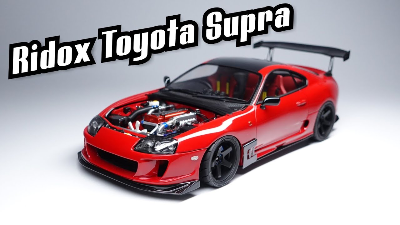 Building A Ridox Toyota Supra. 1/24 Scale Model Car. Part 2/2