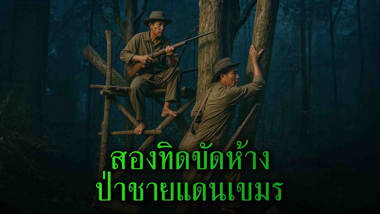 (ตอนเดียวจบ) สองทิดขัดห้าง ป่าชายแดนเขมร l เรื่องเล่ารอบกองไฟ