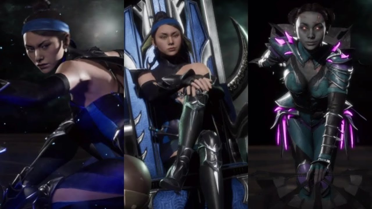 Mortal Kombat 11 Maskless Kitana All Intro Dialogues INSERT STUPID WORDS HERE