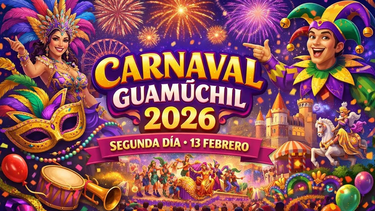 Segundo día de carnaval de guamuchil 2026 mucha alegría 