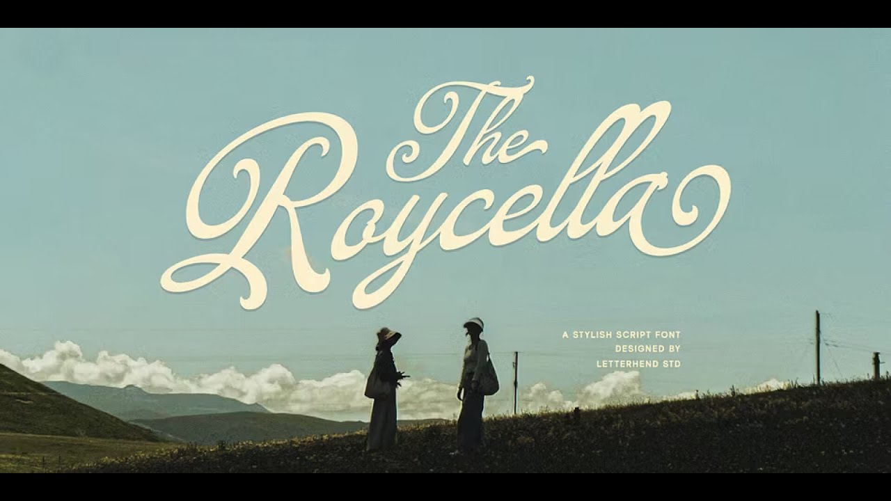 The Roycella: Elegant Vintage Script Font with Timeless Charm