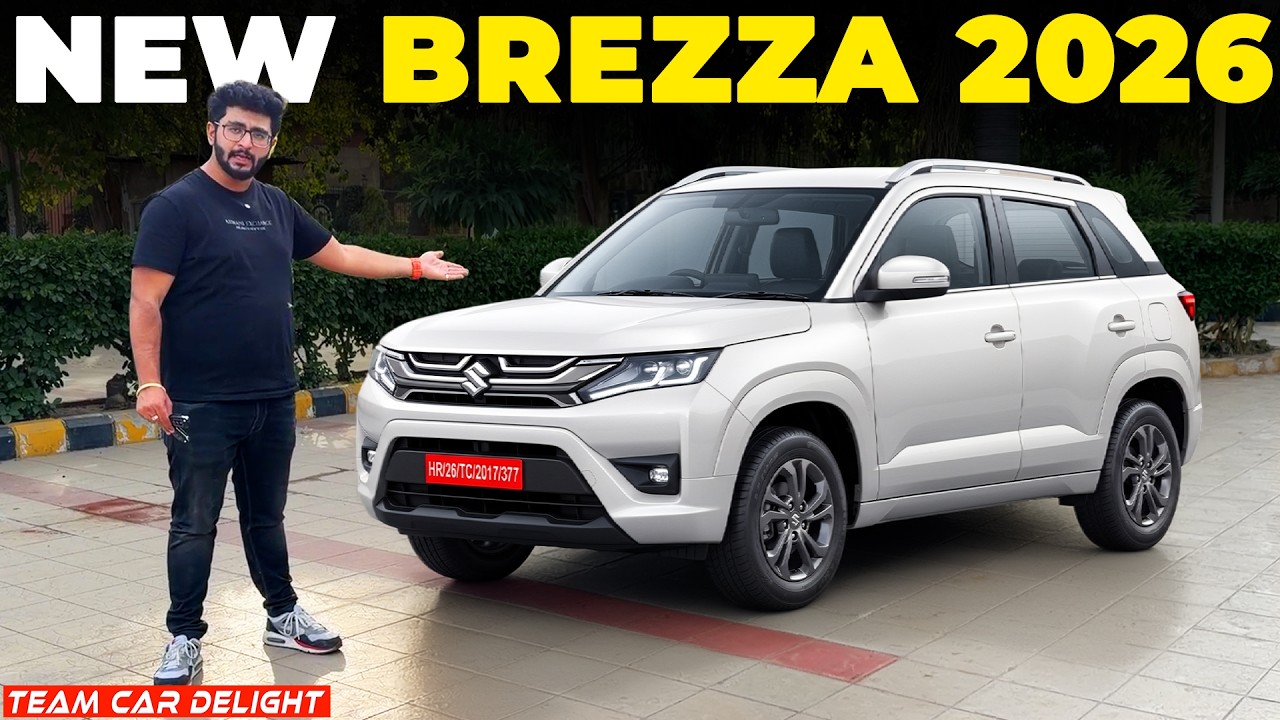 Brezza Facelift 2026 - All Details | Launch, Price, New Features & more
