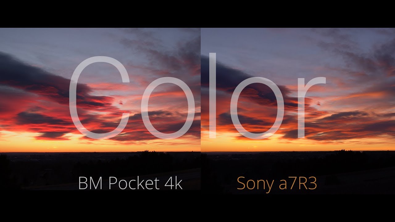 Comparing Colors BMPCC4k vs Sony A7Riii