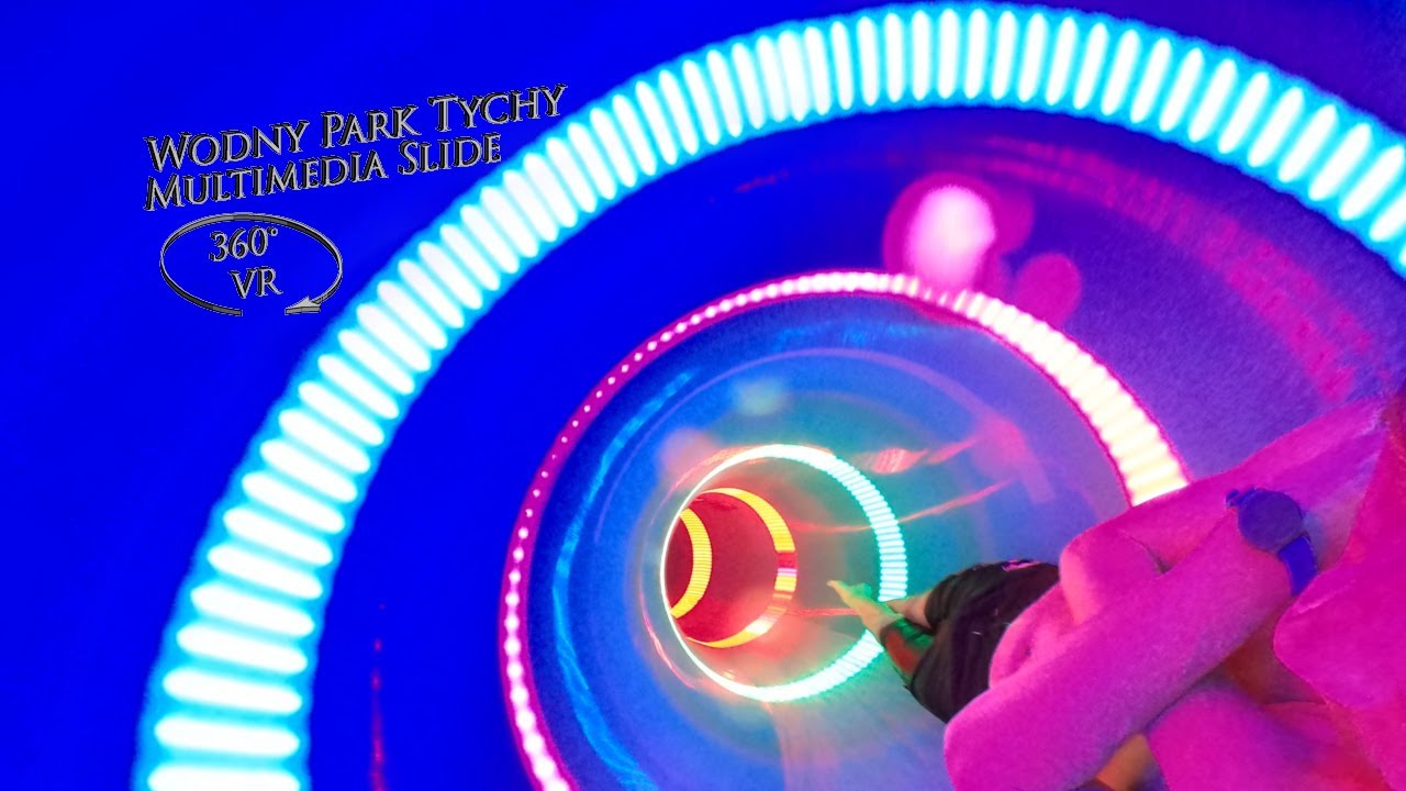 Wodny Park Tychy Multimedia Slide (Night) 360&deg; VR POV Onride