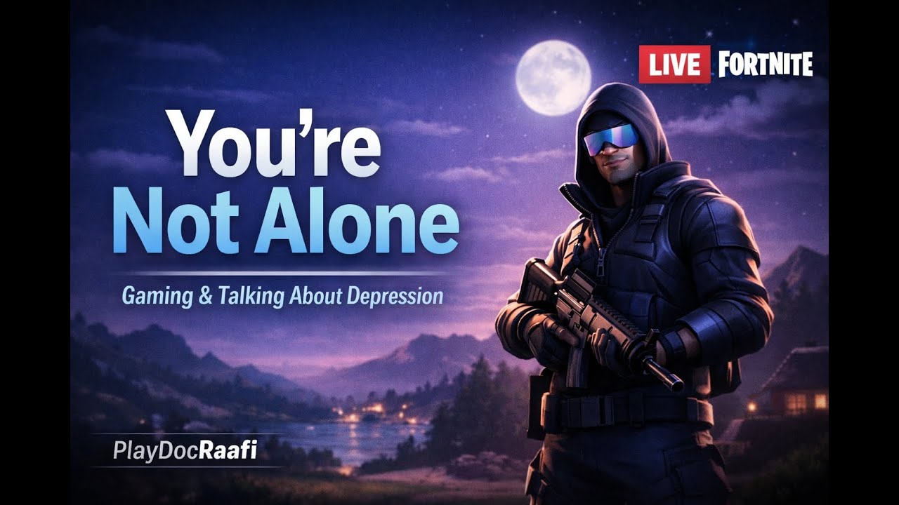 Late Night Fortnite | For Anyone Feeling Lost or Alone #fortnite #fortnitelive #playdocraafi
