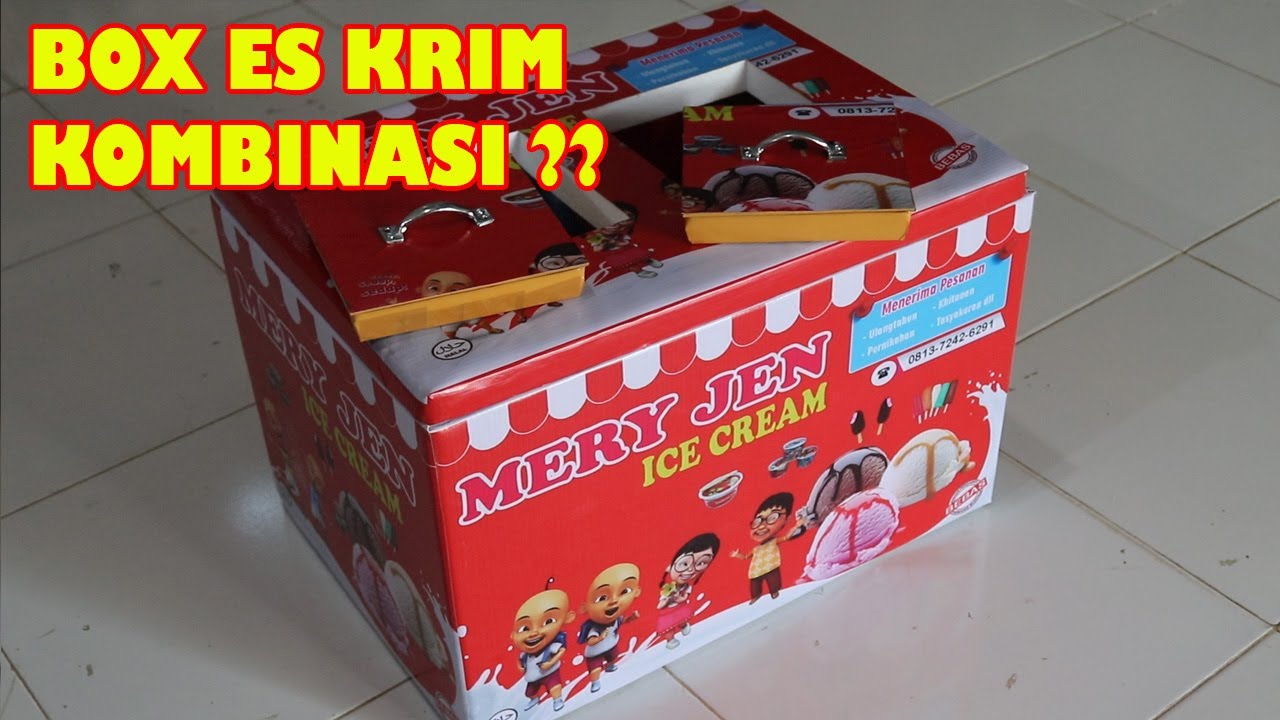 BOX ES KRIM KOMBINASI BISA UNTUK 2 JENIS ES KRIM