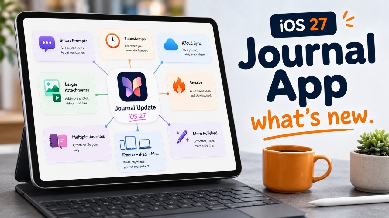 iPadOS 27 Journal App Update &mdash; Apple FINALLY Made It Useful?