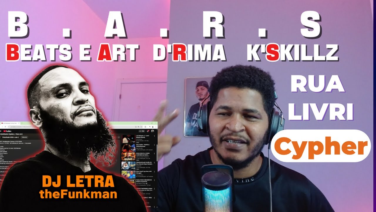 Jap Pires React: B.A.R.S.  CYPHER - theFunkman prt. Rua Livre. - PrimeStudio