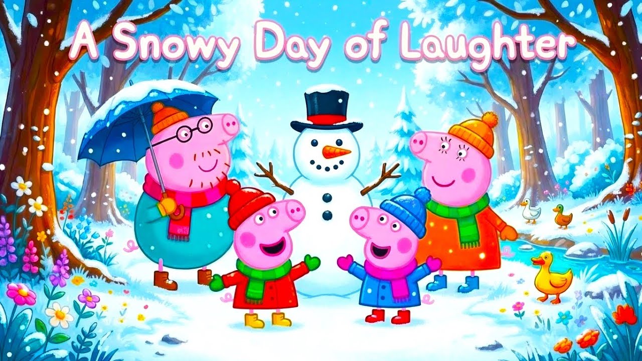 A Snowy Day of Laughter – Peppa & George’s Heartwarming Winter Story | Kids video 
