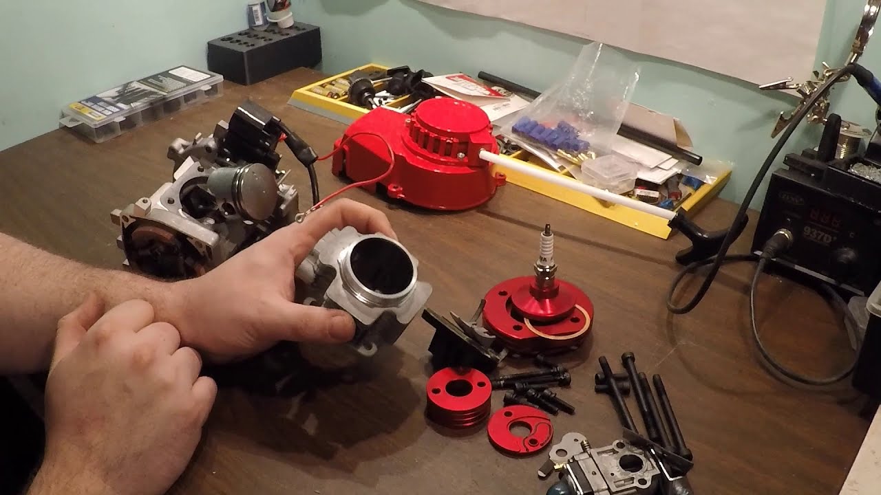 PRIMAL RC, RAMINATOR 50CC ENGINE MODS!.. (PART 1, THE TEARDOWN)