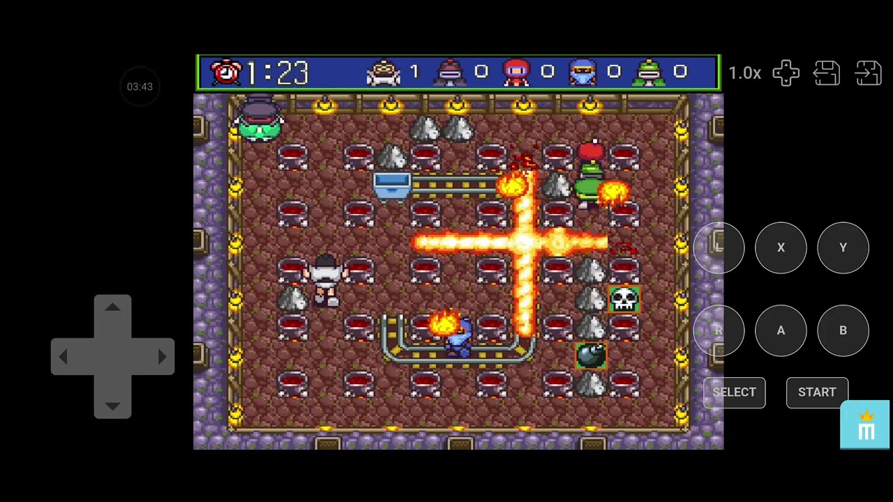 BOMBERMAN 5 um mapa de lava 🌋🔥