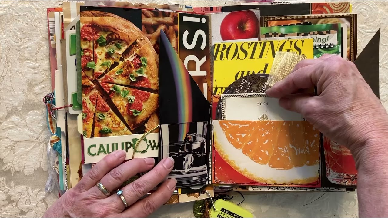 #flipthroughfriday Trashy Junk Journal