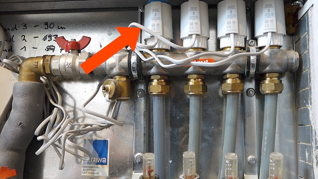 Fußbodenheizung Stellantrieb 230V/24V inkl. Ventilanpassung // TAUSCHEN // EINSTELLEN // ANSCHLIEßEN