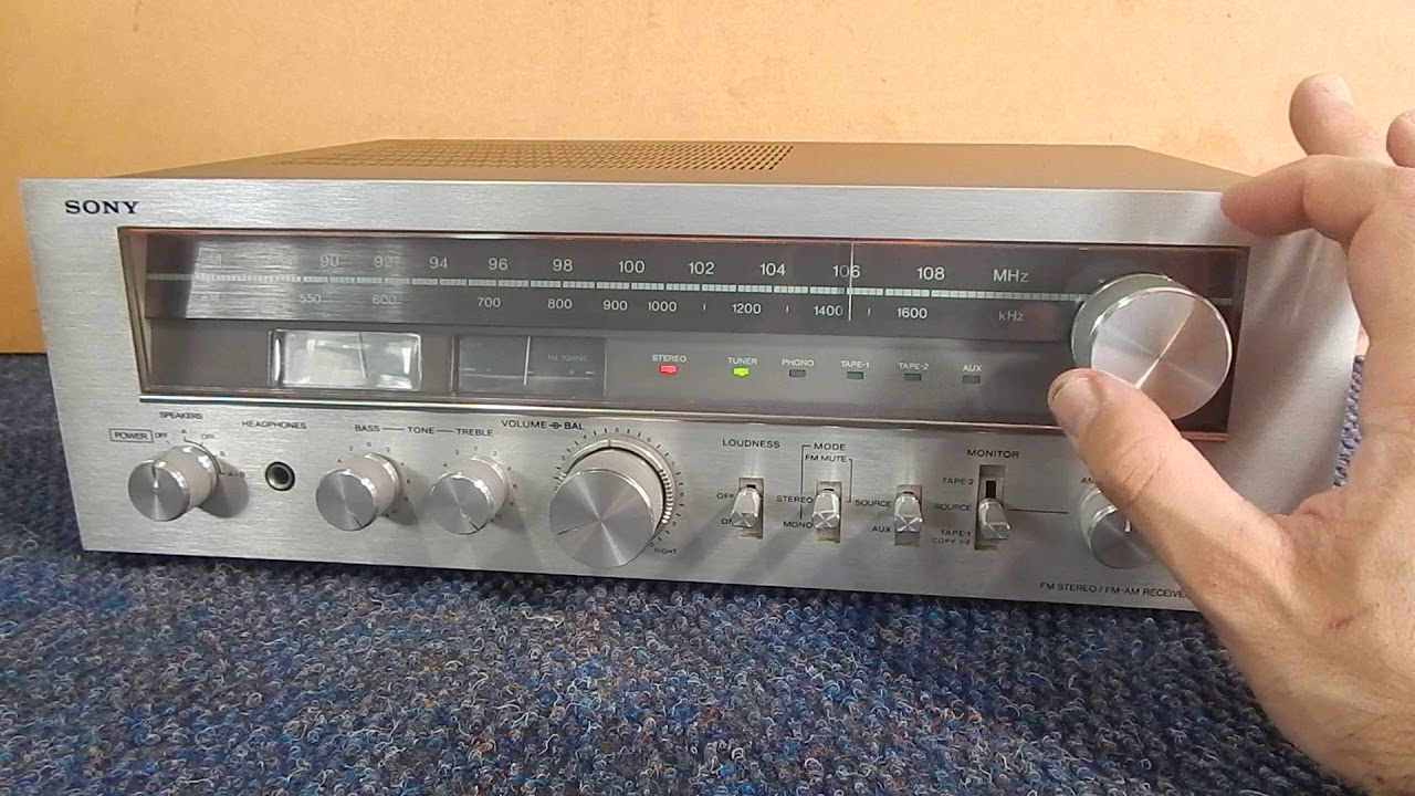 Sony STR 12BS  receiver AM-FM [demonstração]
