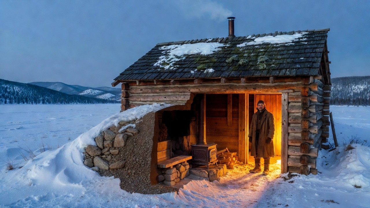 Neighbors Mocked His Buried Stone Bench Until It Radiated Heat All Night at 40 Below