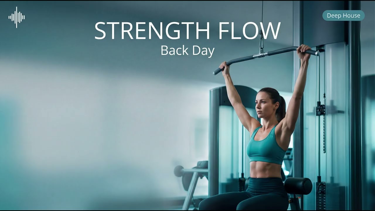 🌊 STRENGTH FLOW  Back Day • Lat Pulldown Music • Deep House