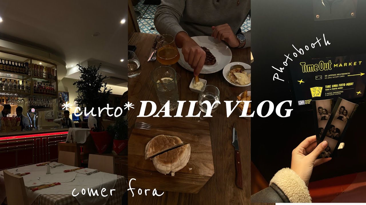 Um *curto* daily vlog | photophooth e passear por Lisboa
