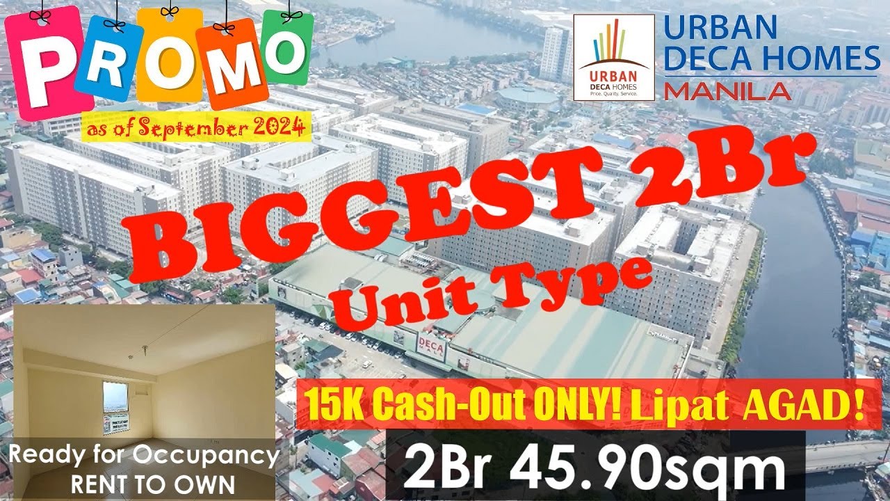✨👌 BIGGEST 2Br Unit Type in Urban Deca Homes Manila 👈🏢