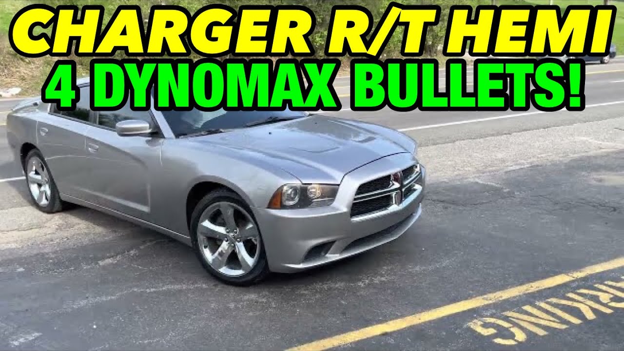 2013 Dodge Charger R/T 5.7L HEMI TRUE DUAL EXHAUST w/ 4 DYNOMAX RACE BULLETS!