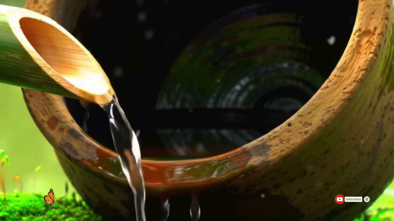 🌱Relaxation Music of Glowing Water | Water Sound For Deep Sleep, Relieve Stress & Calm The Soul
