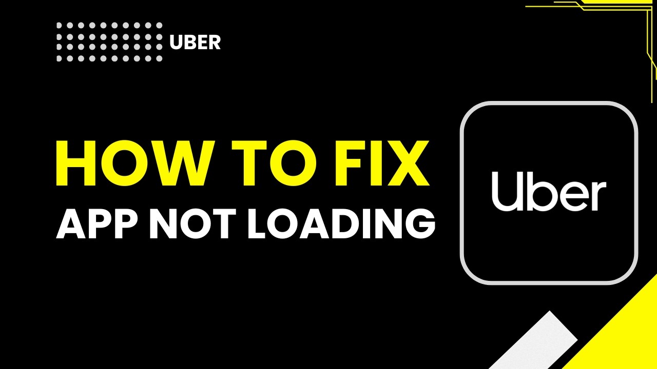 Uber App Not Loading? Fix It Fast (Working 2026 Guide)
