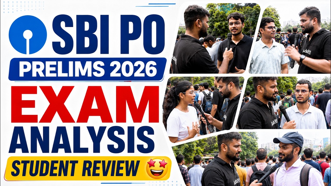 SBI PO Prelims 2026 Exam Analysis Student Review 🤩