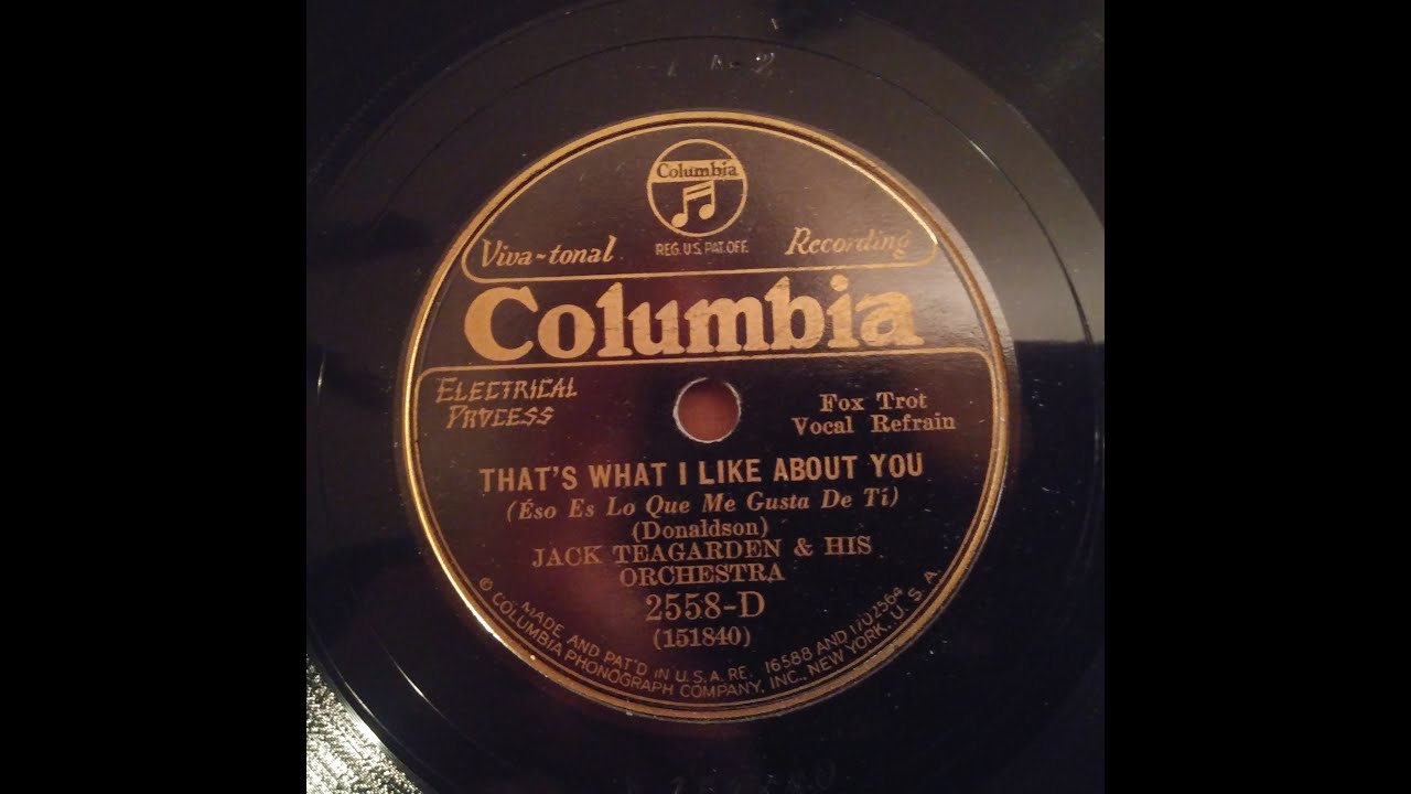 119   Tom&rsquo;s Covid-19 Shelter Music &ndash; Jack Teagarden - That's What I Like About You