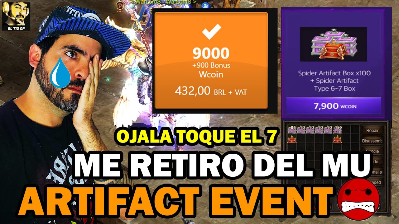 AHORA SI DEJO EL MU ADIOS ARTIFACT EVENT😭🤬l Muonline S18.2