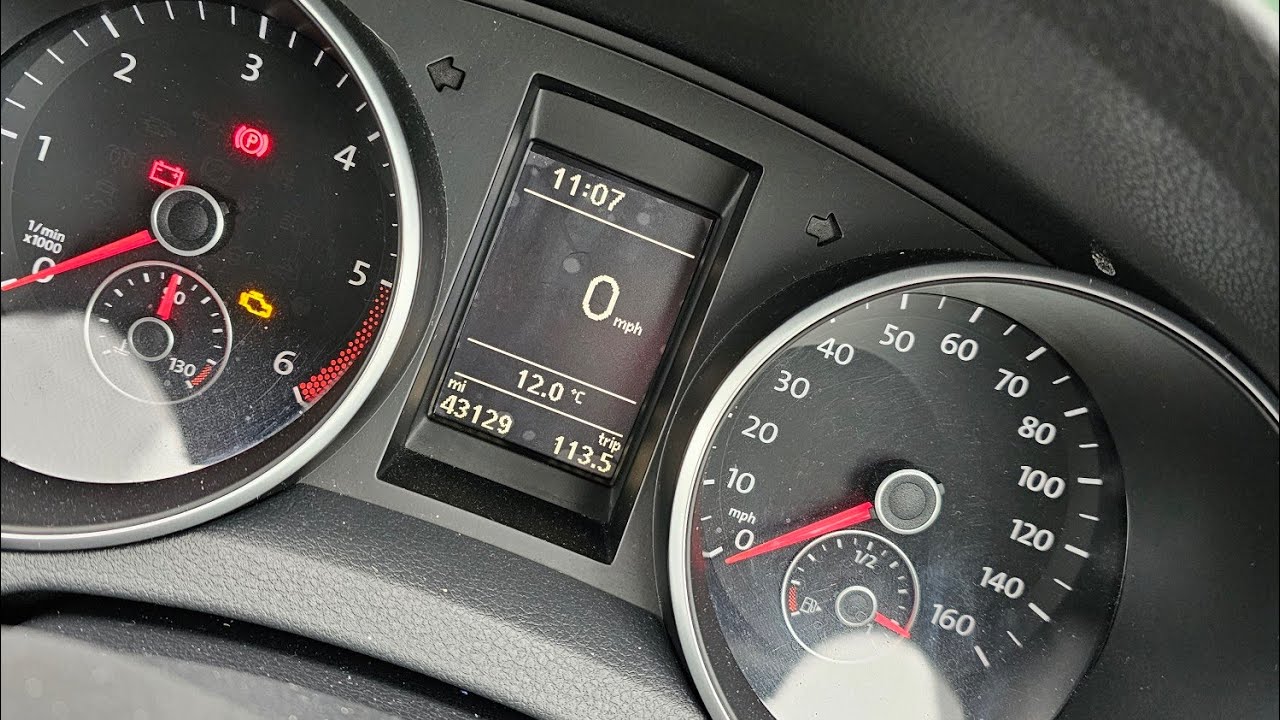 Цифровой спидометр VW... как сделать так, чтобы большие цифры показывали мили в час 😀